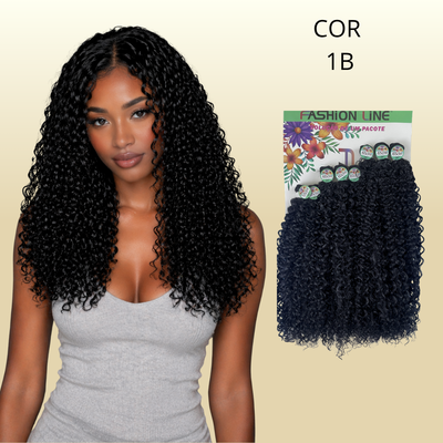 Rainha 65cm FASHION LINE Cabelo ORGÂNICO Cacheado 285g