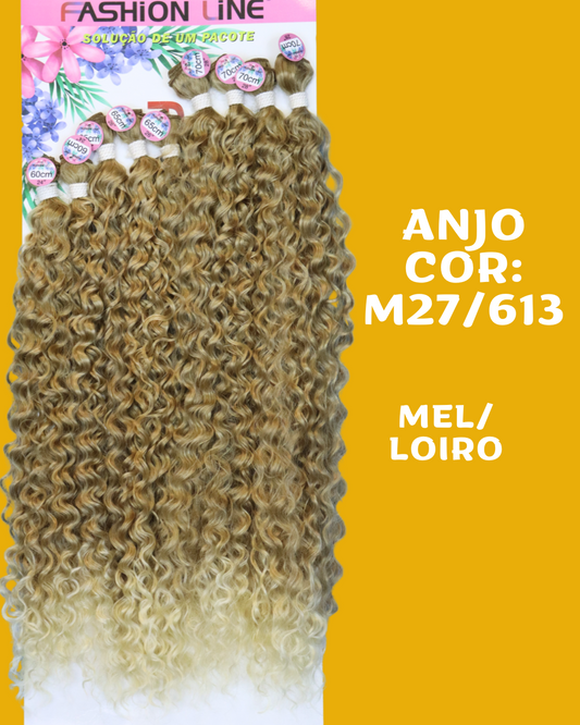 Anjo/Denise 70cm FASHION LINE - Cabelo ORGÂNICO Cacheado