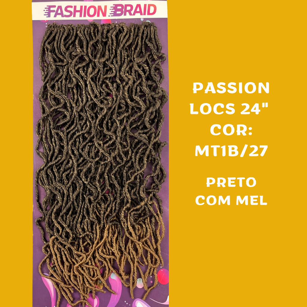Passion Locs 24" - 60cm - 300 gramas - Fashion Braid