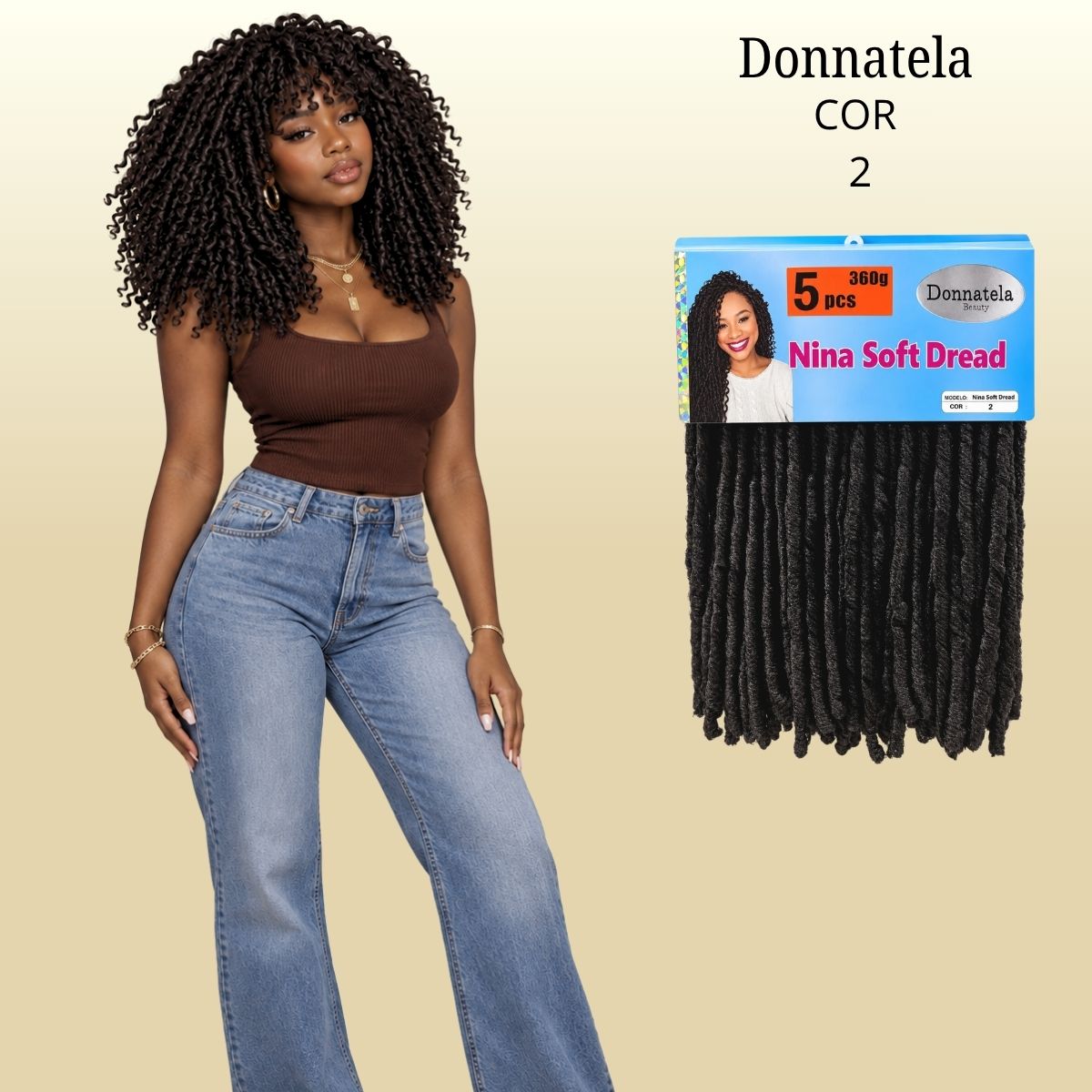 Nina - Crochet - 360g - Donnatela