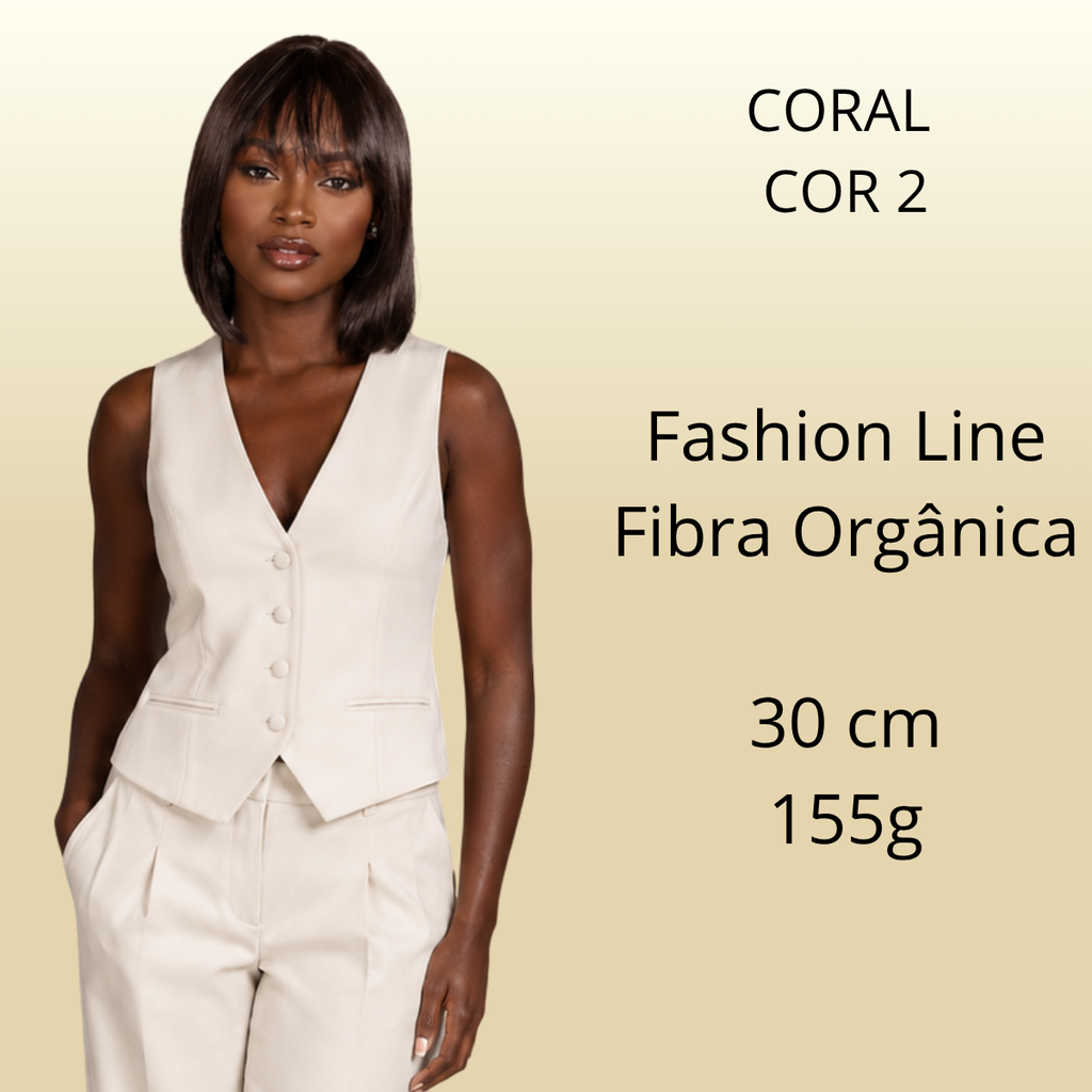 Coral - Peruca - 30cm - 155gr - Fashion Line