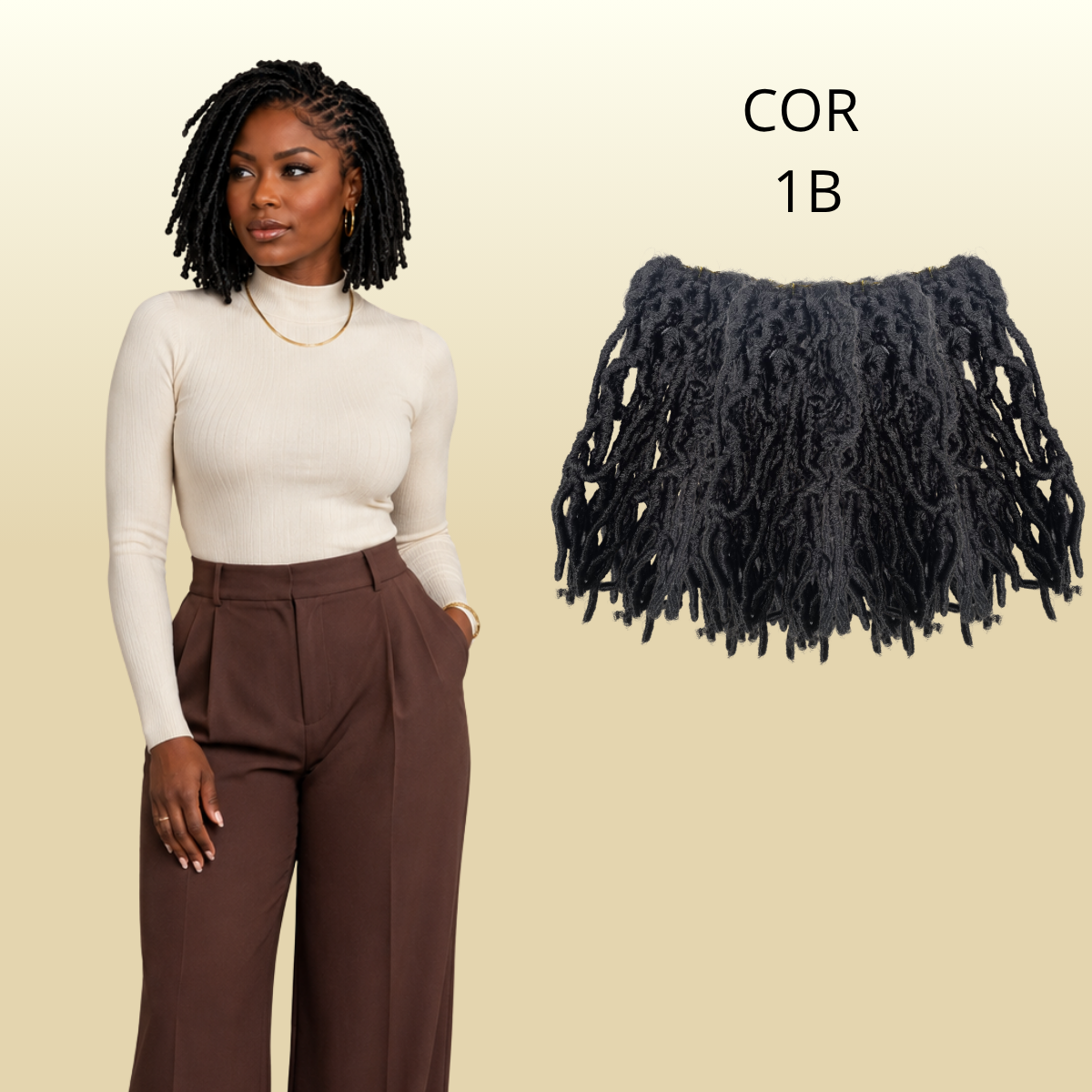 Kit Faux locs 10 pacotes - 25cm - 400gr - Crochê