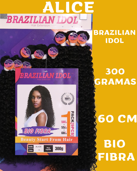 Alice 60cm - Brazilian Idol - 300 gramas - Bio Fibra