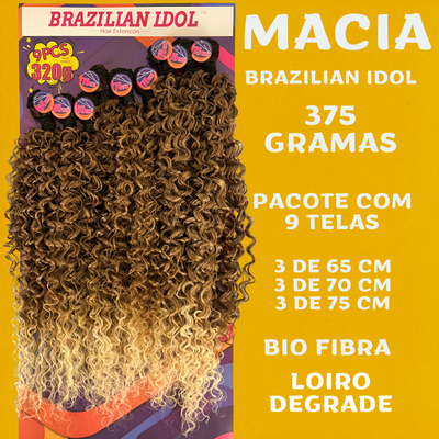 Macia 75cm - BRAZILIAN IDOL 375 GRAMAS - BIO FIBRA 9TELAS