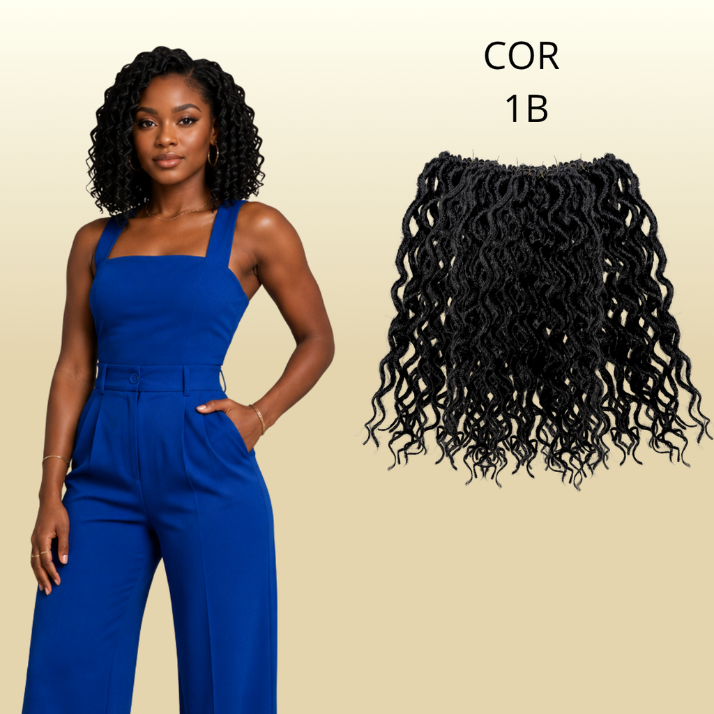 Kit River locs 10 pacotes - 25cm - 220gr - Crochê