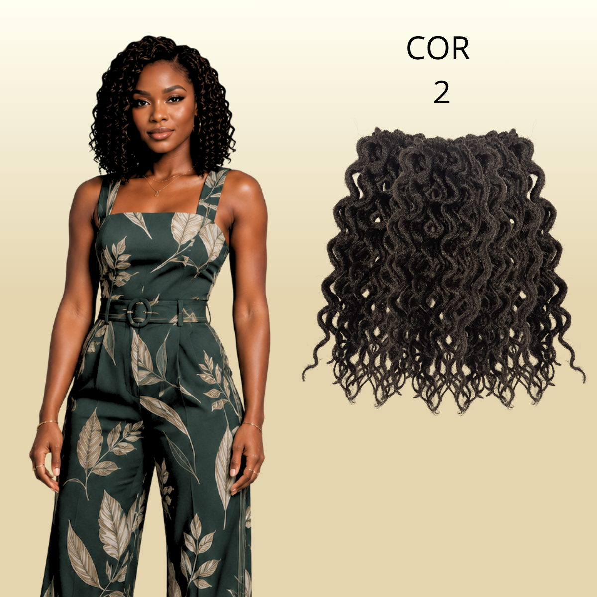 Kit River locs 10 pacotes - 25cm - 220gr - Crochê