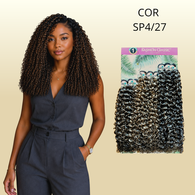 Iza 65cm FASHION CLASSIC Cabelo Cacheado Bio Fibra - 300g.