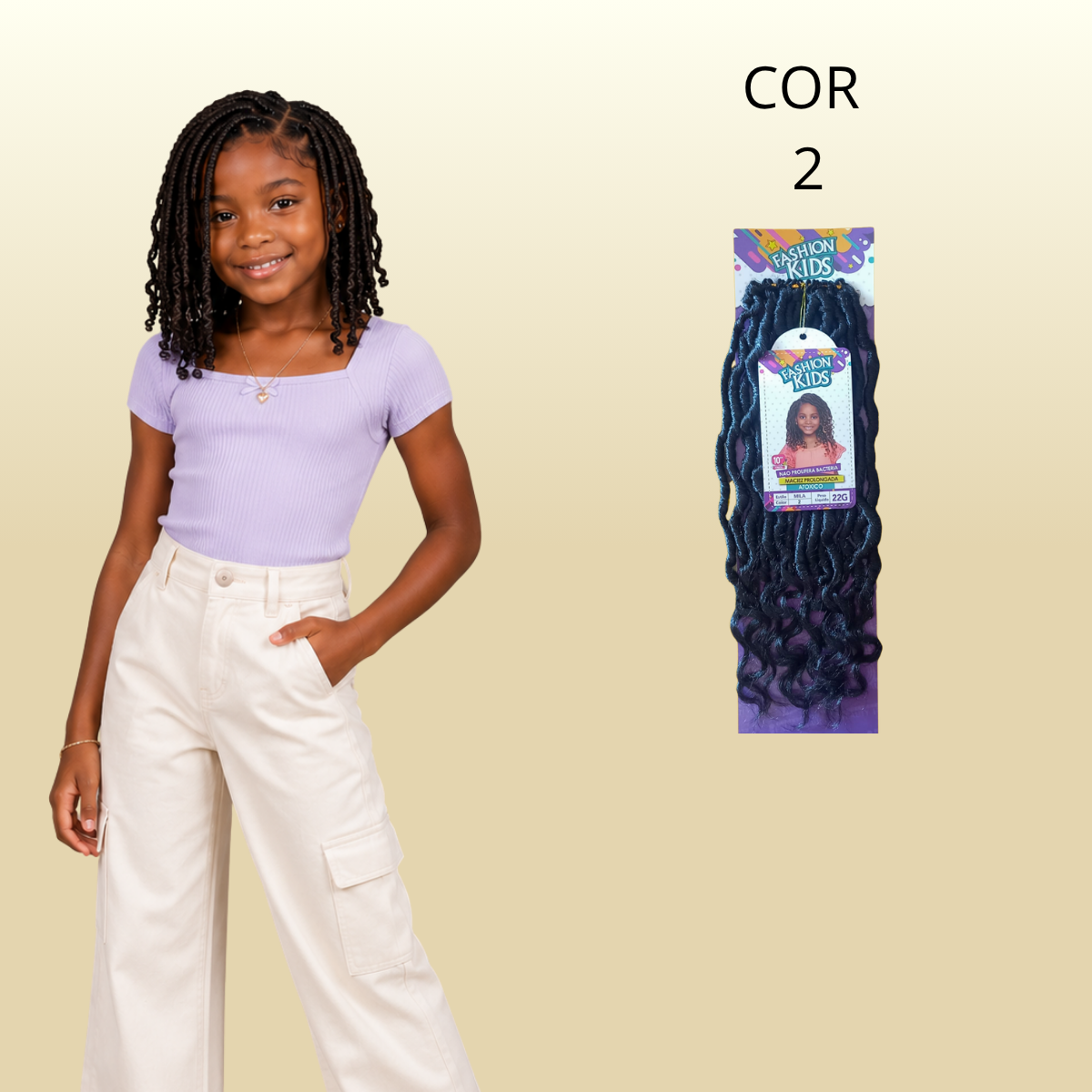 Mila 25cm- Fashion Kids - 22 gramas - Atoxico