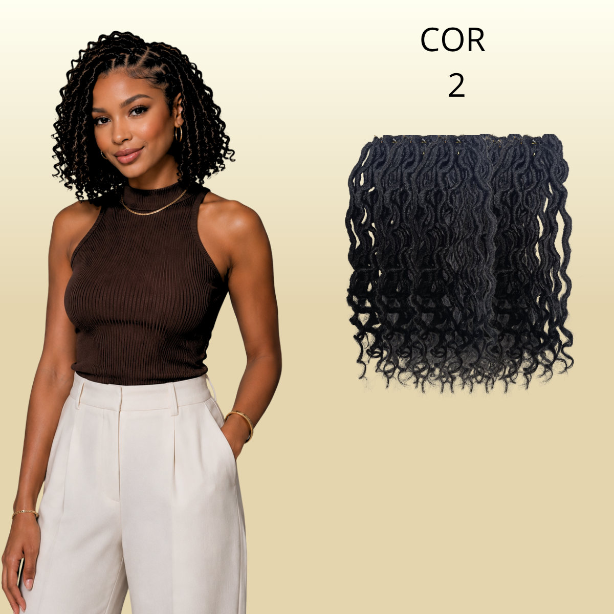 Kit Passion locs 10 pacotes - 25cm - 220gr - Crochê