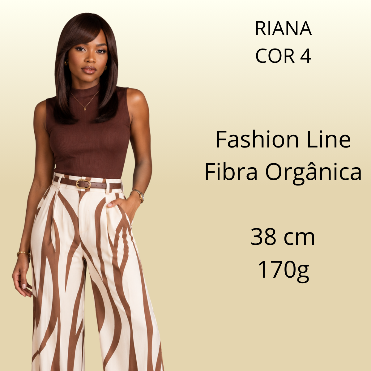 Riana - Peruca - 38cm - 170g - Fashion Line