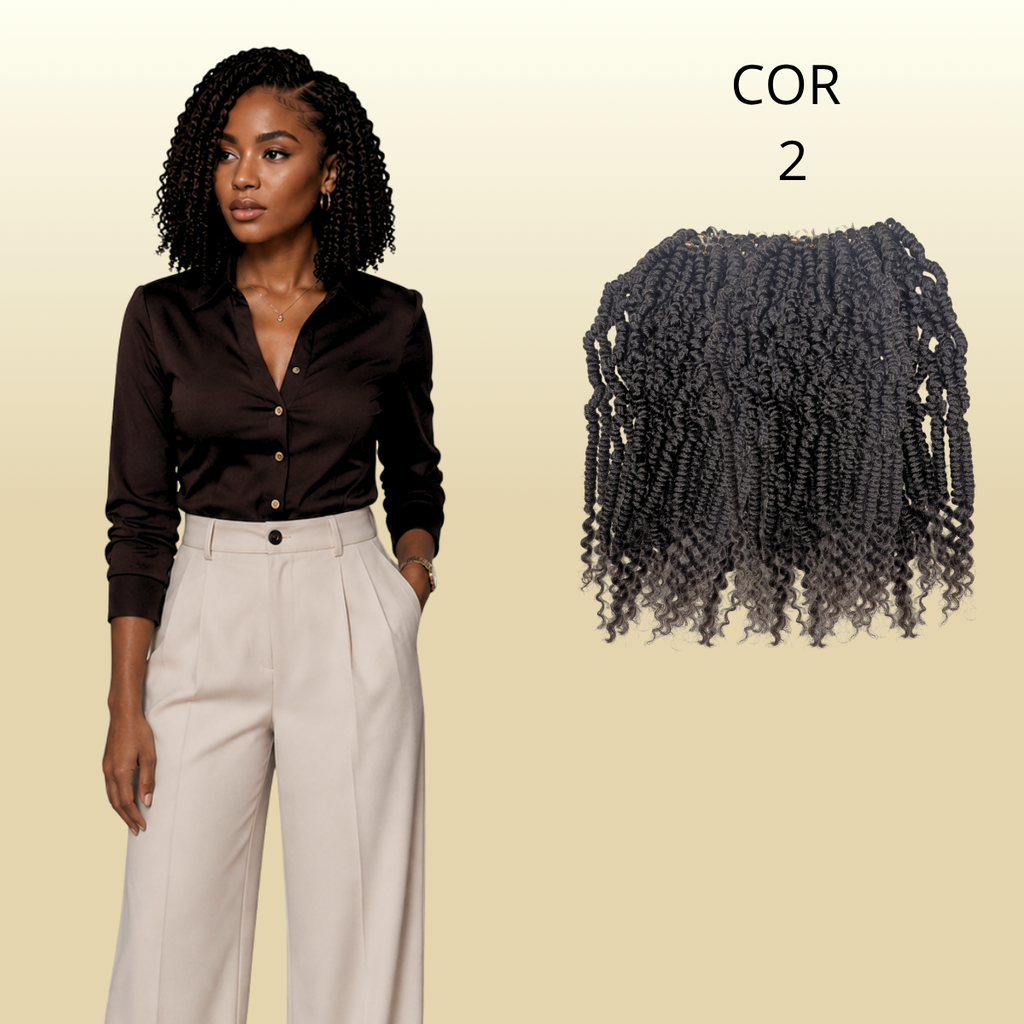 Kit Passion twist 10 pacotes - 25cm - 380gr - Crochê