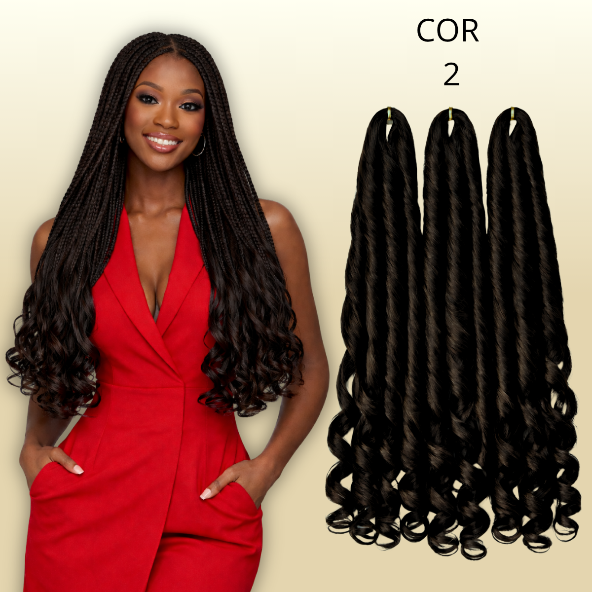 RIZADO FRANCÉS 24" - FASHION YOU - 400 G - 60CM