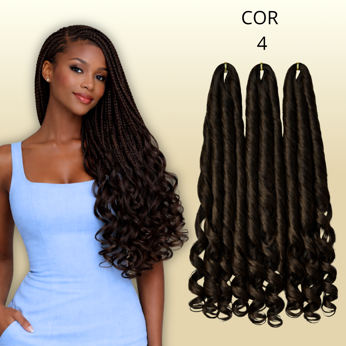 RIZADO FRANCÉS 24" - FASHION YOU - 400 G - 60CM