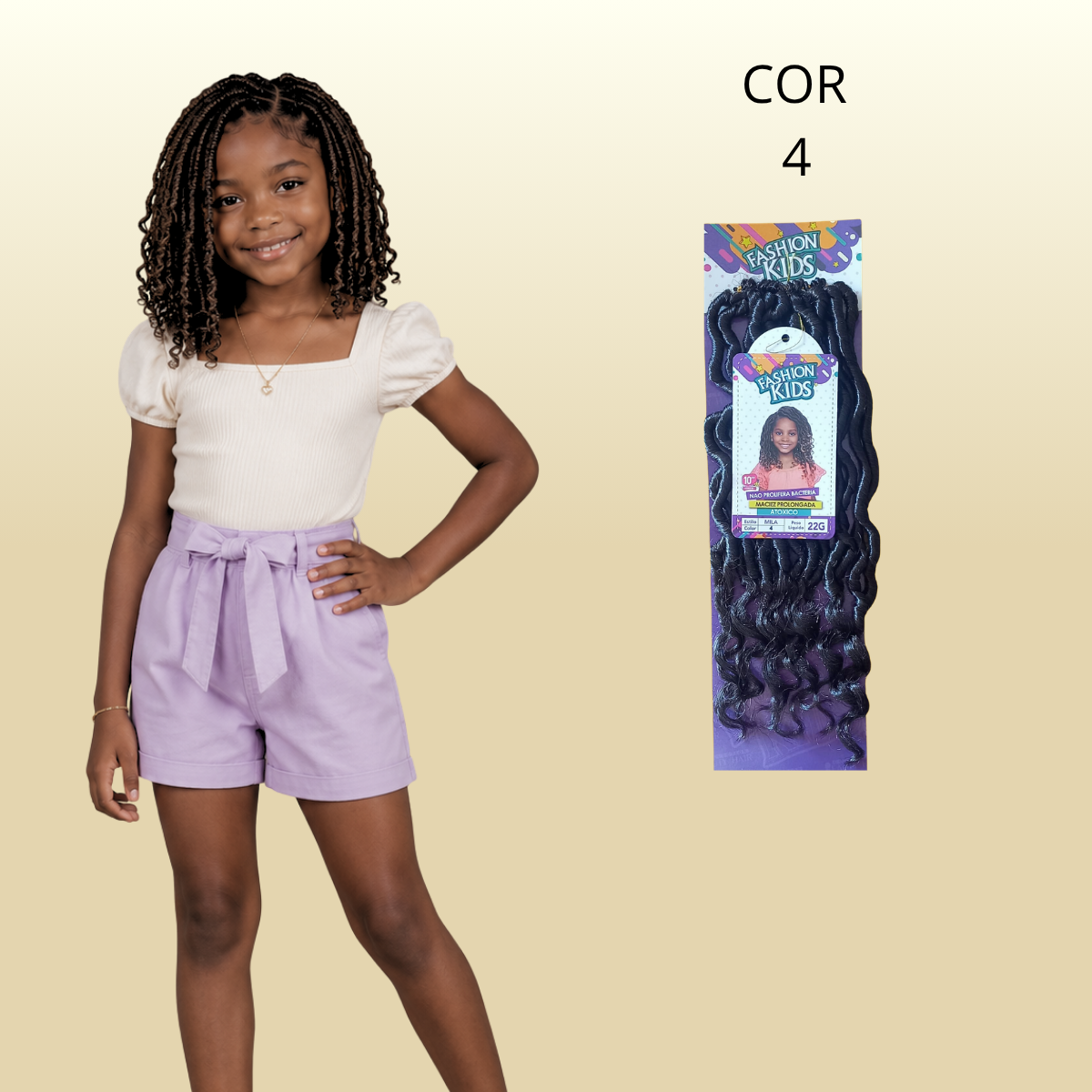 Mila 25cm- Fashion Kids - 22 gramas - Atoxico