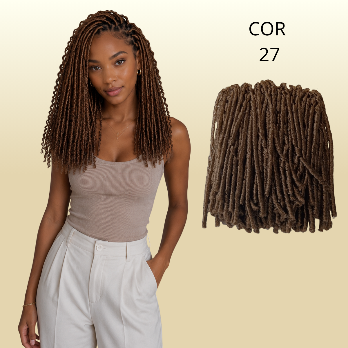 Nina Dread Lock 6x 428 gramas Pacotão + Agulha