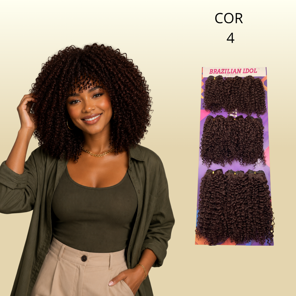 Generosa 40cm - Brazilian Idol - Cabello Rizado ORGÁNICO - 300gr