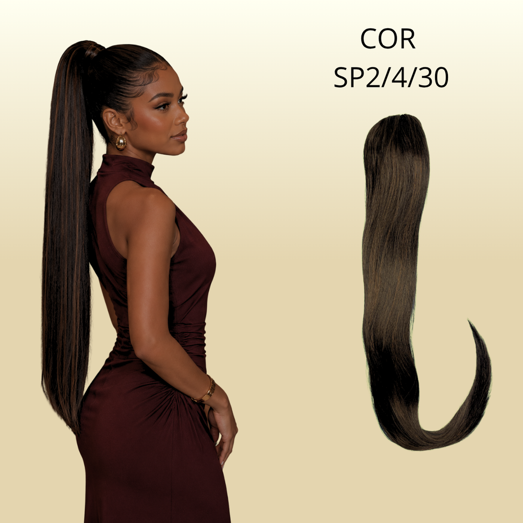 Rabo Liso - 170 gramas - 75cm