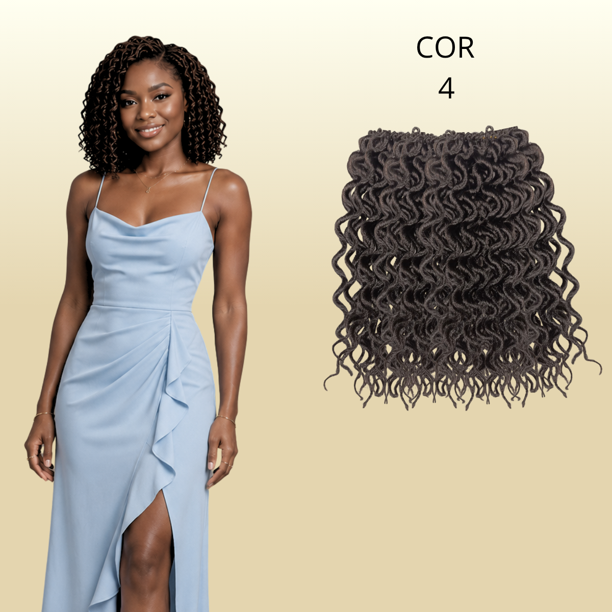 Kit River locs 10 pacotes - 25cm - 220gr - Crochê