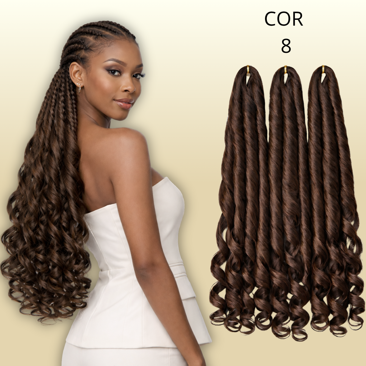 RIZADO FRANCÉS 24" - FASHION YOU - 400 G - 60CM