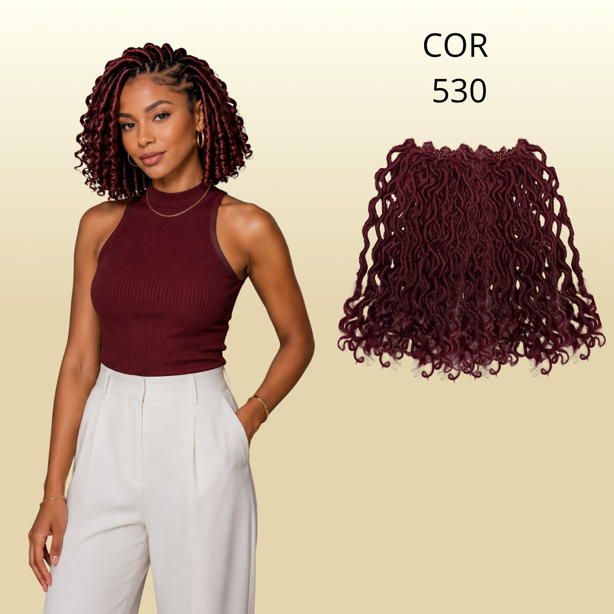Kit Passion locs 10 pacotes - 25cm - 220gr - Crochê