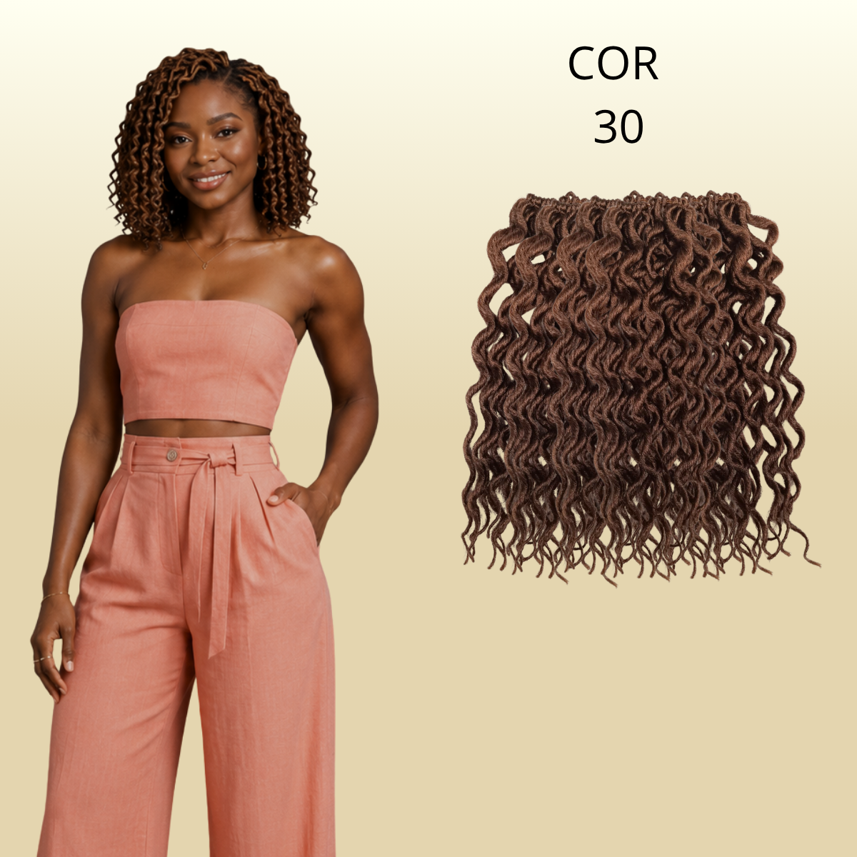 Kit River locs 10 pacotes - 25cm - 220gr - Crochê