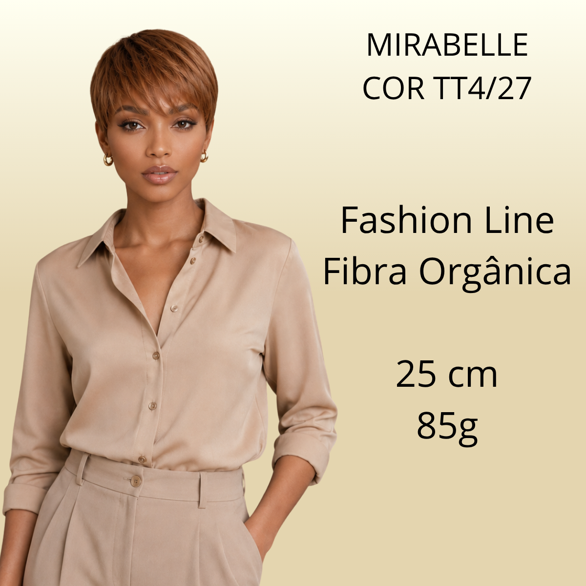 Mirabelle - Peruca - 25cm - 85g - Fashion Line