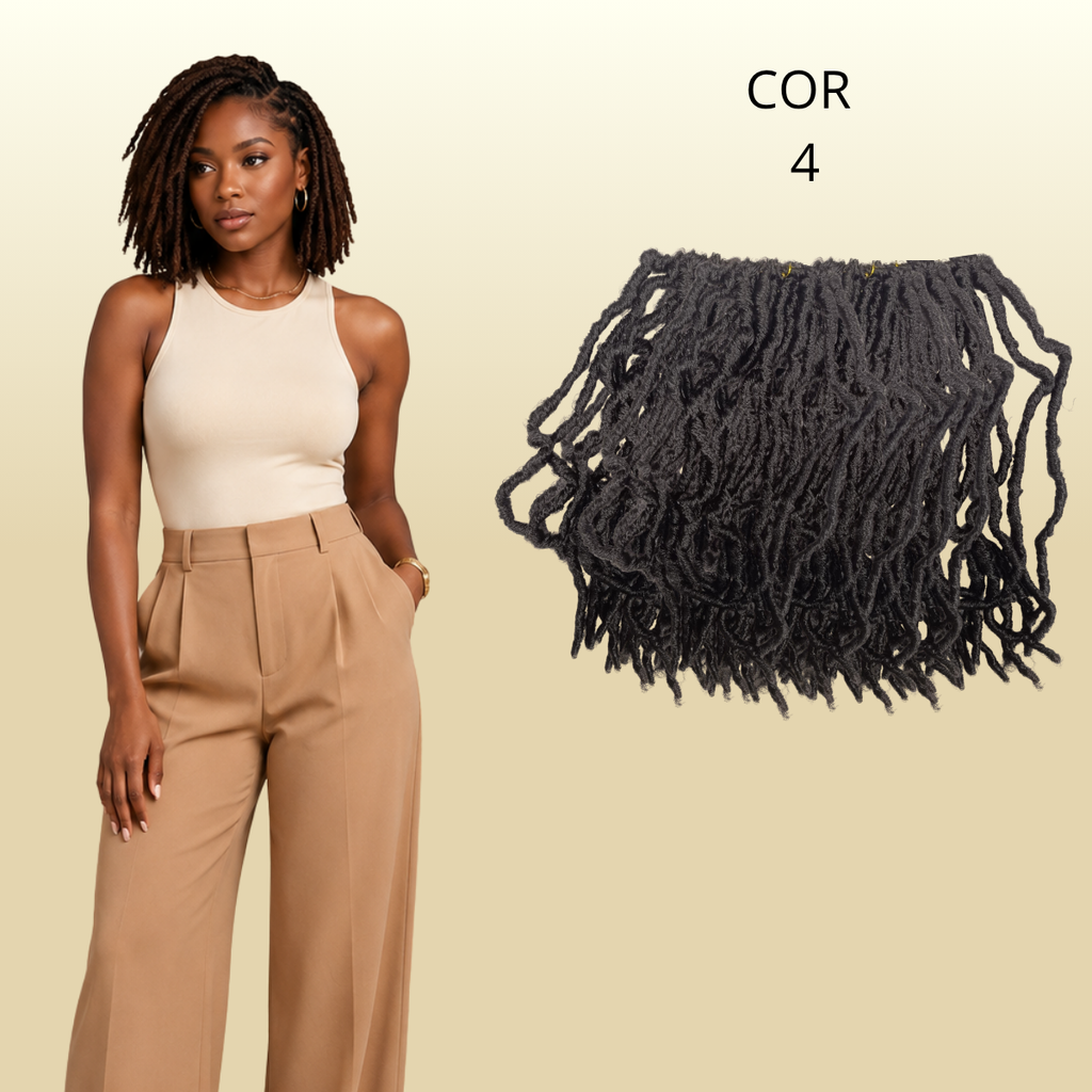 Kit Faux locs 10 pacotes - 25cm - 400gr - Crochê