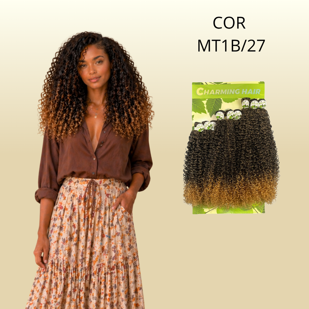 Cyntia 65cm - Charming Hair/Fashion Classic - 320 gramas - Fibra Orgânica -