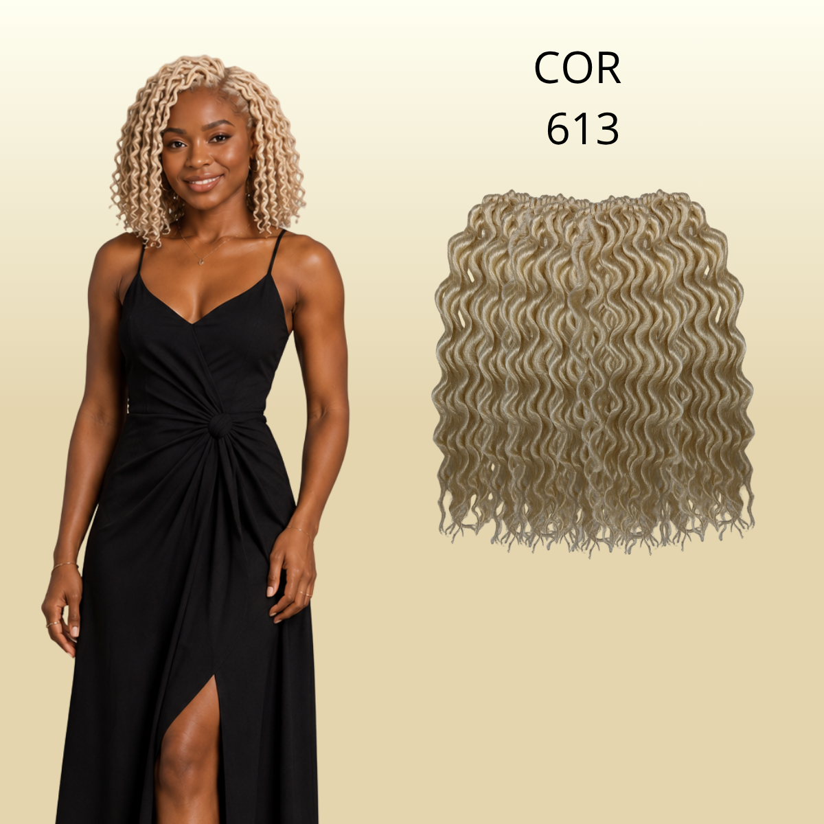Kit River locs 10 pacotes - 25cm - 220gr - Crochê