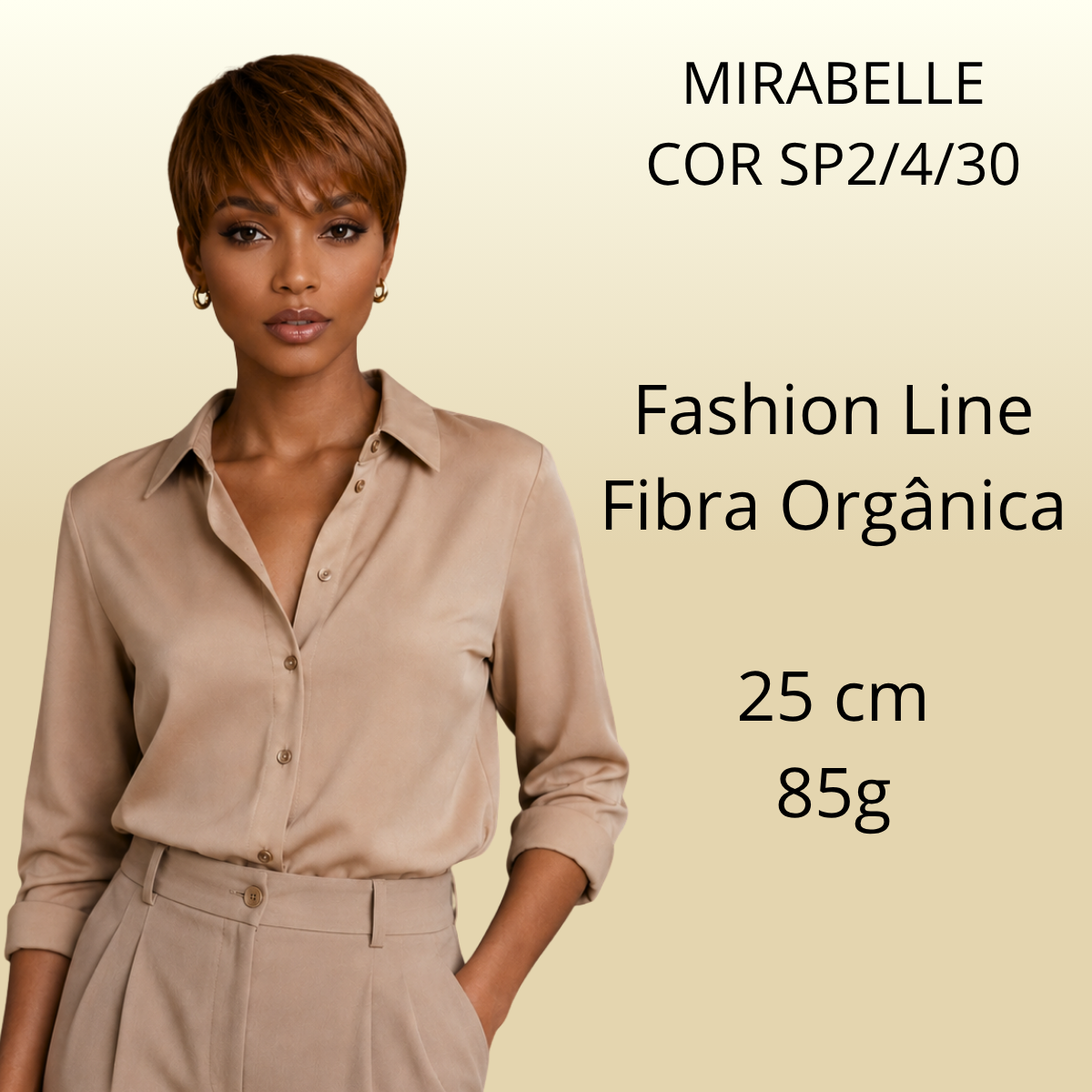 Mirabelle - Peruca - 25cm - 85g - Fashion Line
