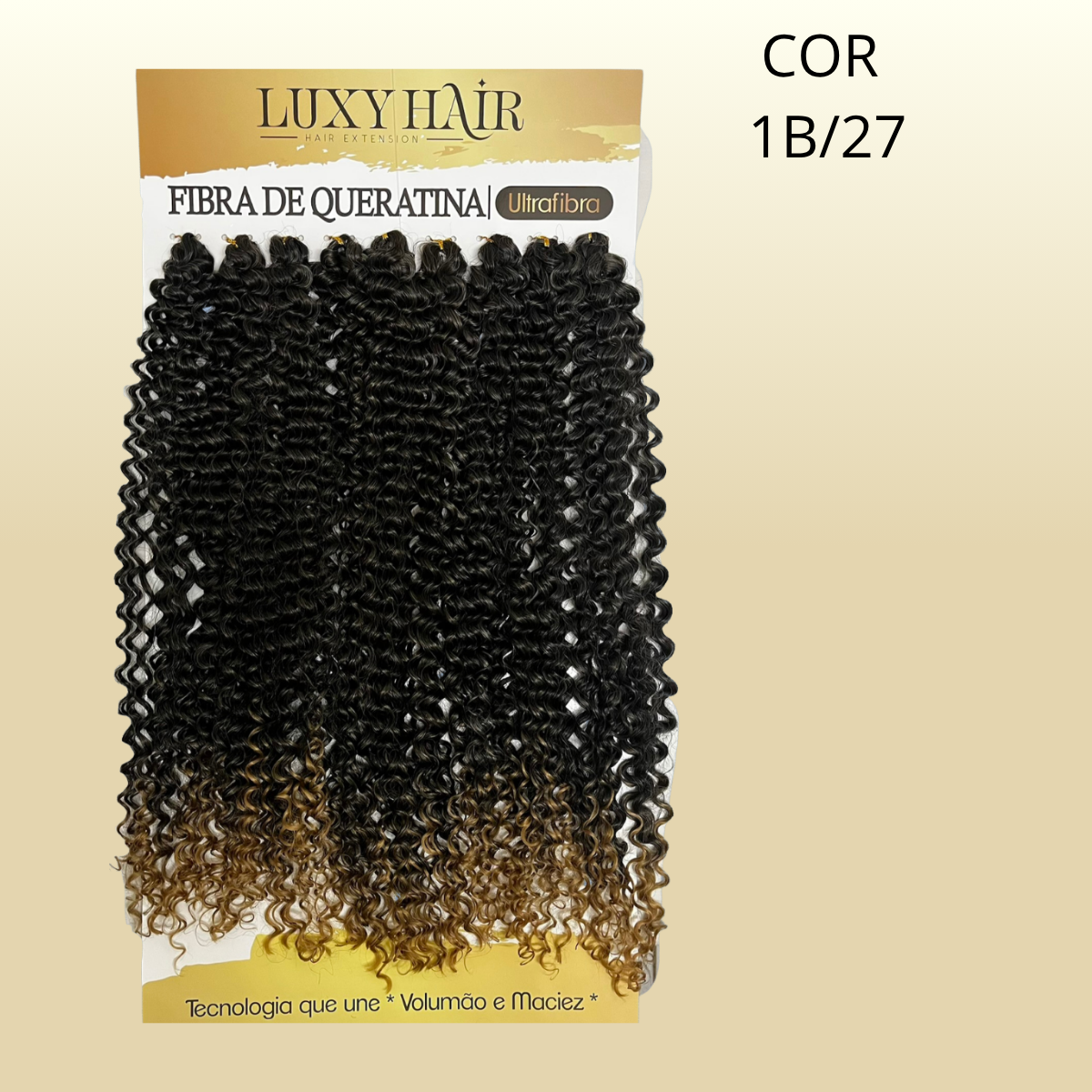 Naty - 75cm - Luxy Hair -  320g - Fibra de Queratina