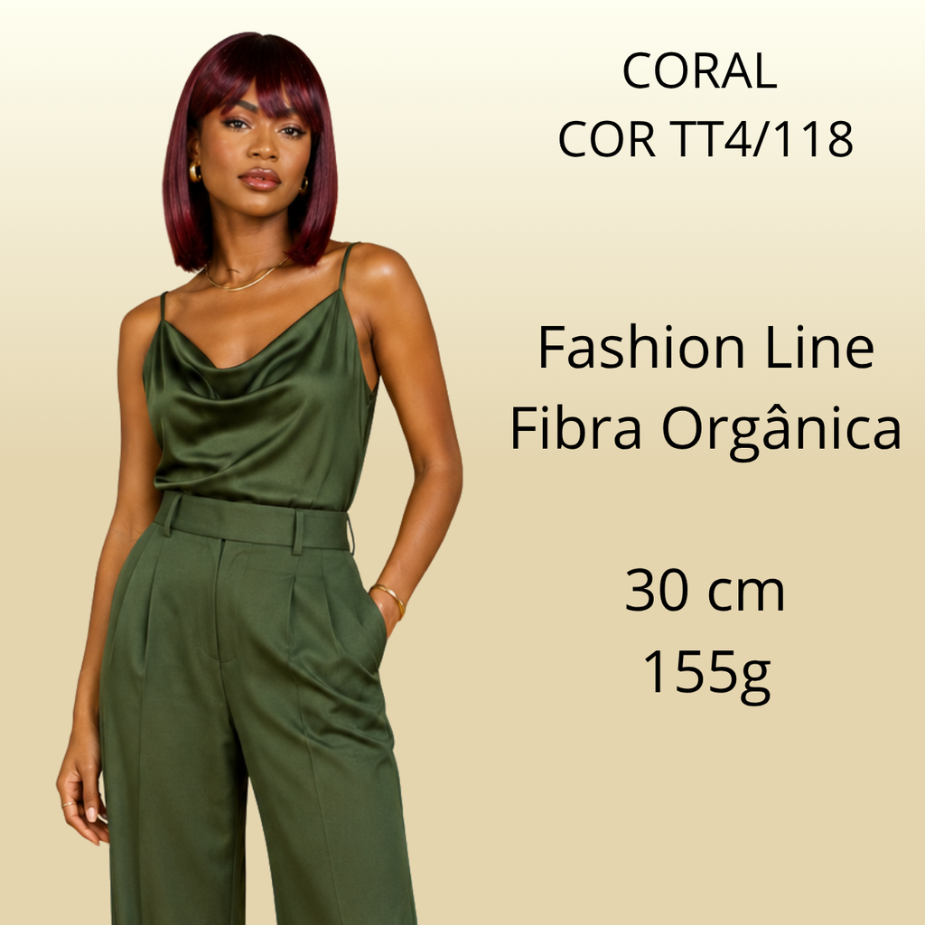 Coral - Peruca - 30cm - 155gr - Fashion Line
