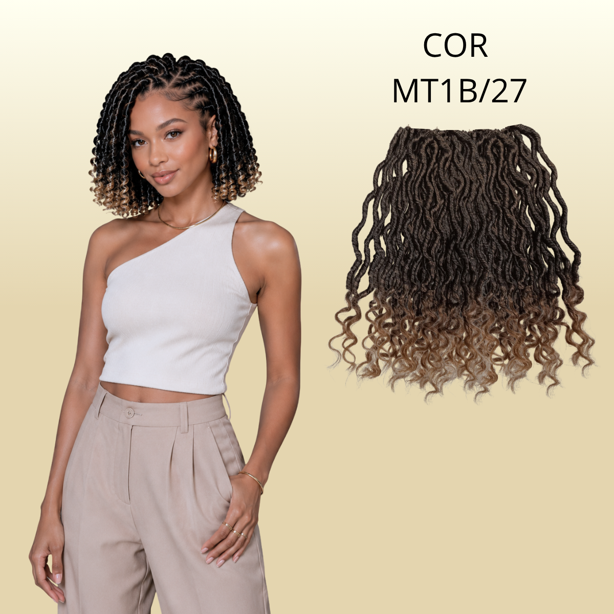 Kit Passion locs 10 pacotes - 25cm - 220gr - Crochê