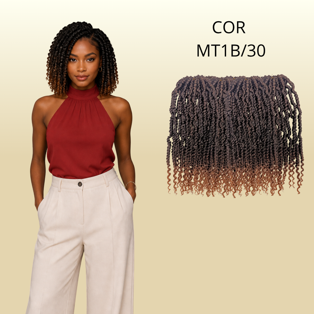 Kit Passion twist 10 pacotes - 25cm - 380gr - Crochê