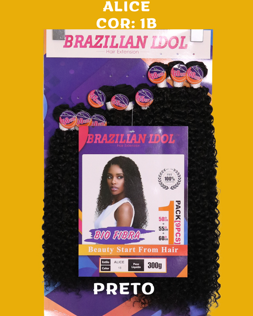 Alice 60cm - Brazilian Idol - 300 gramas - Bio Fibra