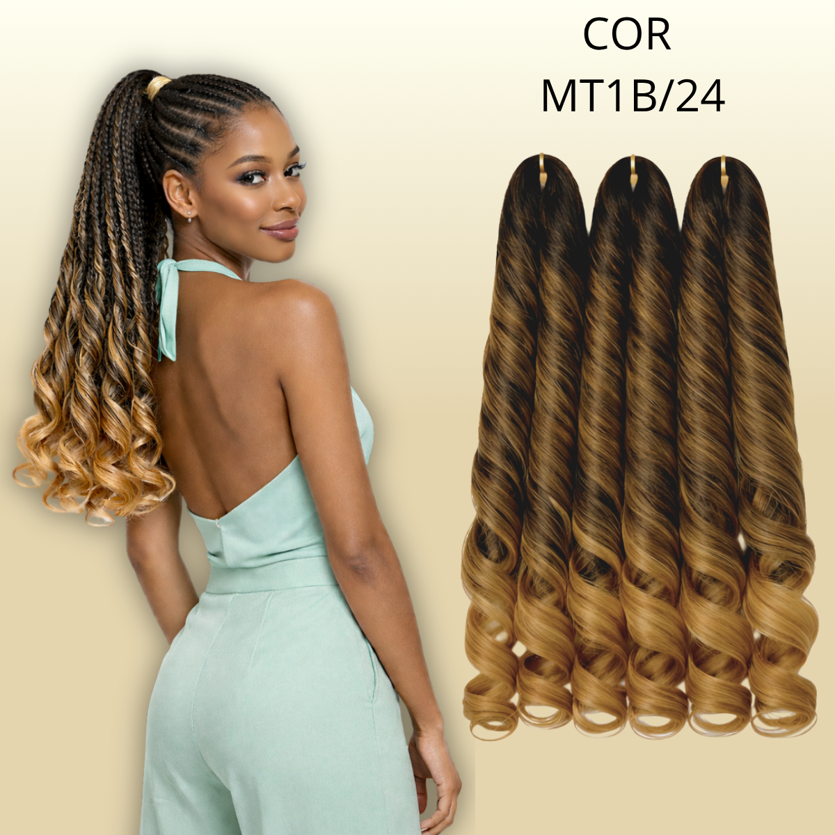 RIZADO FRANCÉS 24" - FASHION YOU - 400 G - 60CM