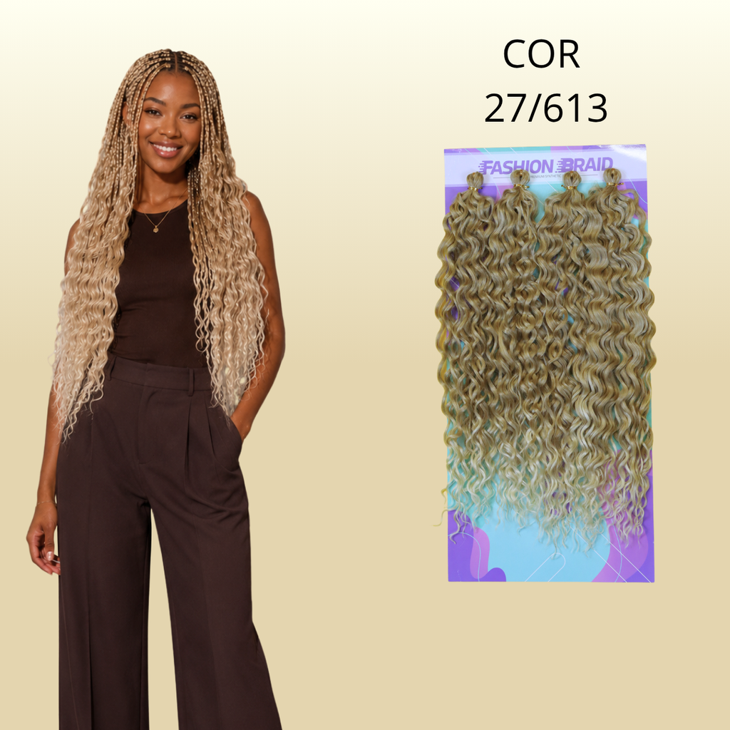 HawaII 55 CM - Trenza de moda - Pelo de ganchillo - Trenzas de pelo de ganchillo - Sintético premium