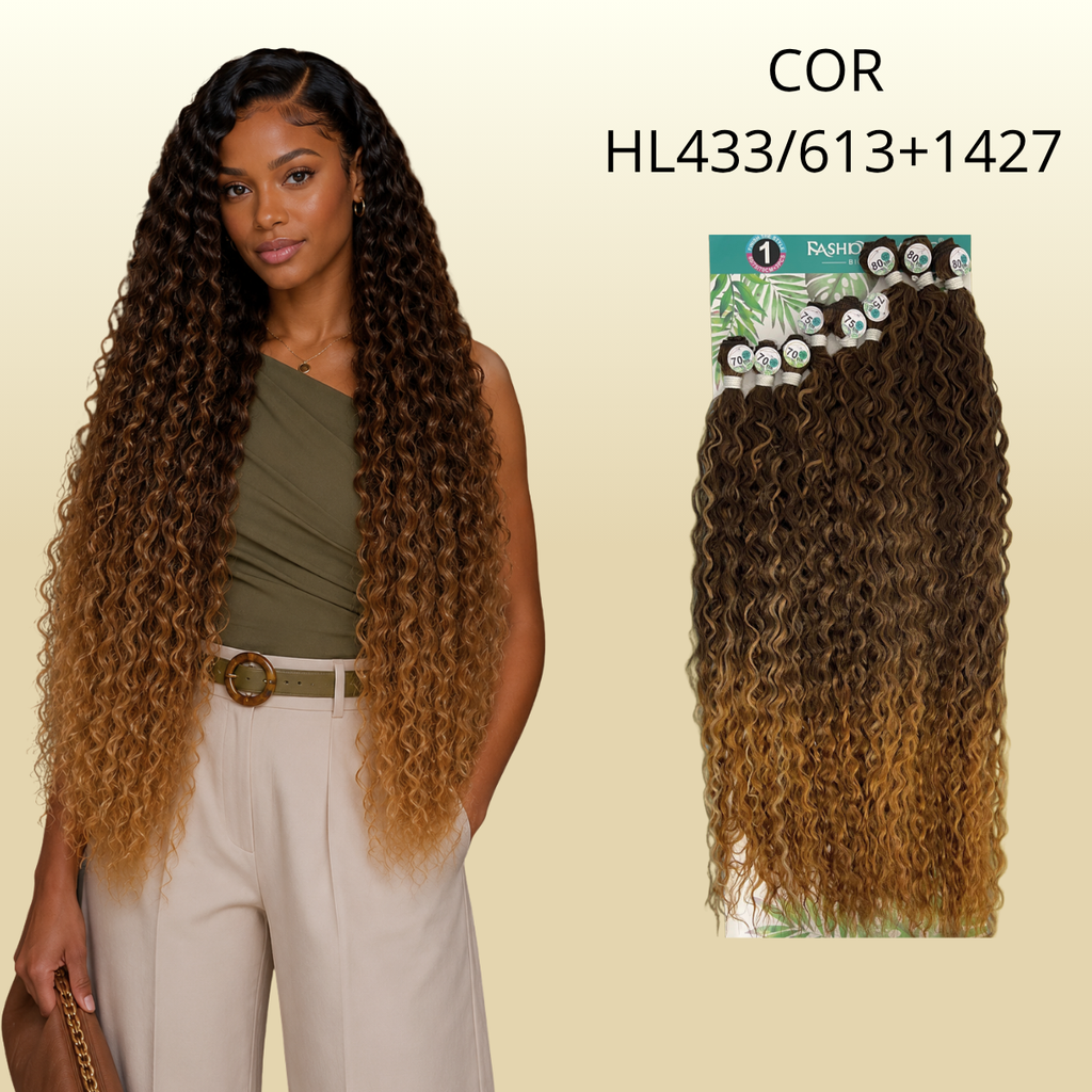Anjo Plus/Helena  80cm FASHION CLASSIC - Cabelo Cacheado Bio Fibra