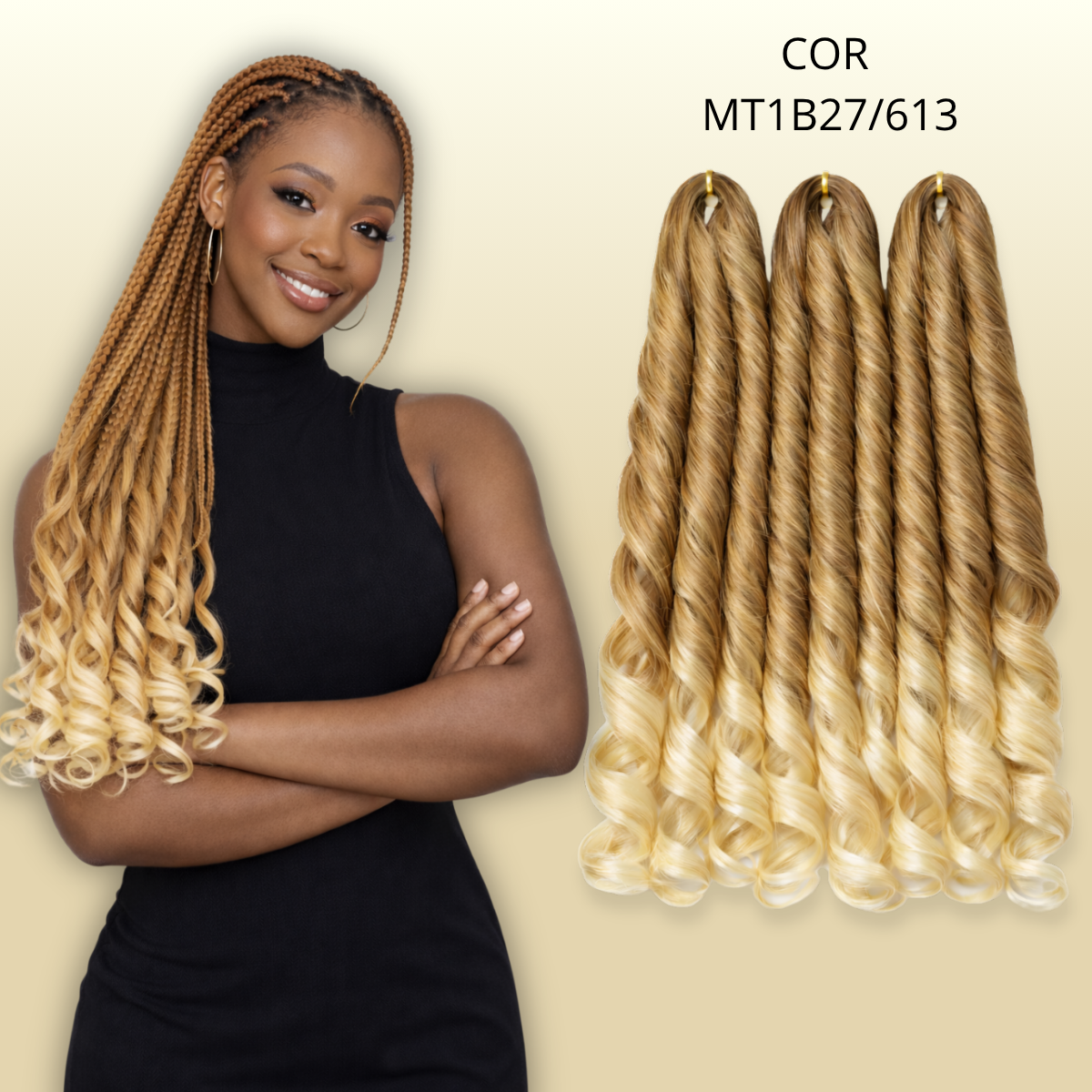 RIZADO FRANCÉS 24" - FASHION YOU - 400 G - 60CM