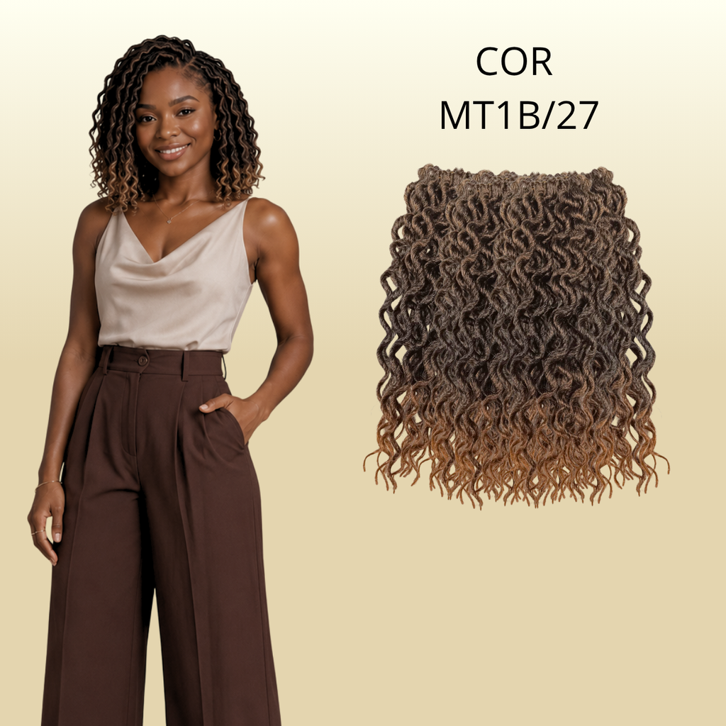 Kit River locs 10 pacotes - 25cm - 220gr - Crochê