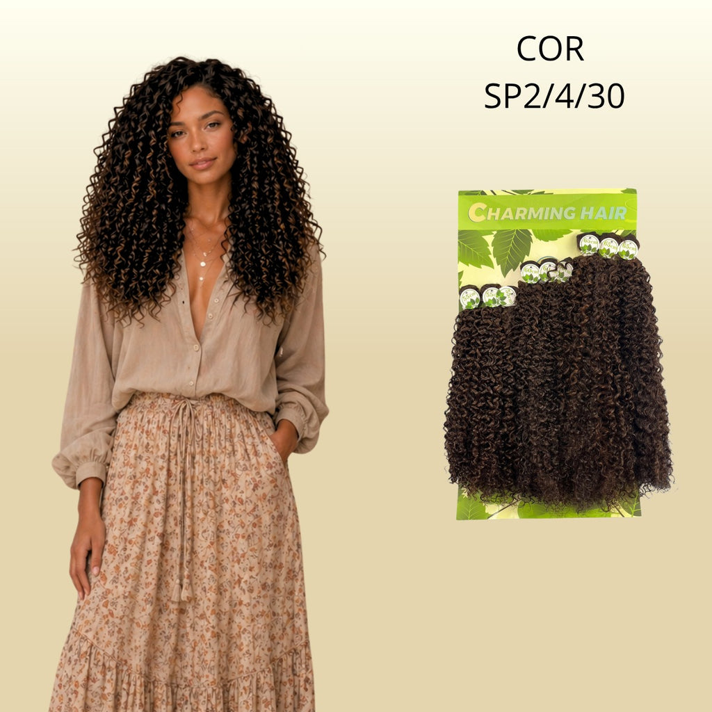 Cyntia 65cm - Charming Hair/Fashion Classic - 320 gramas - Fibra Orgânica -