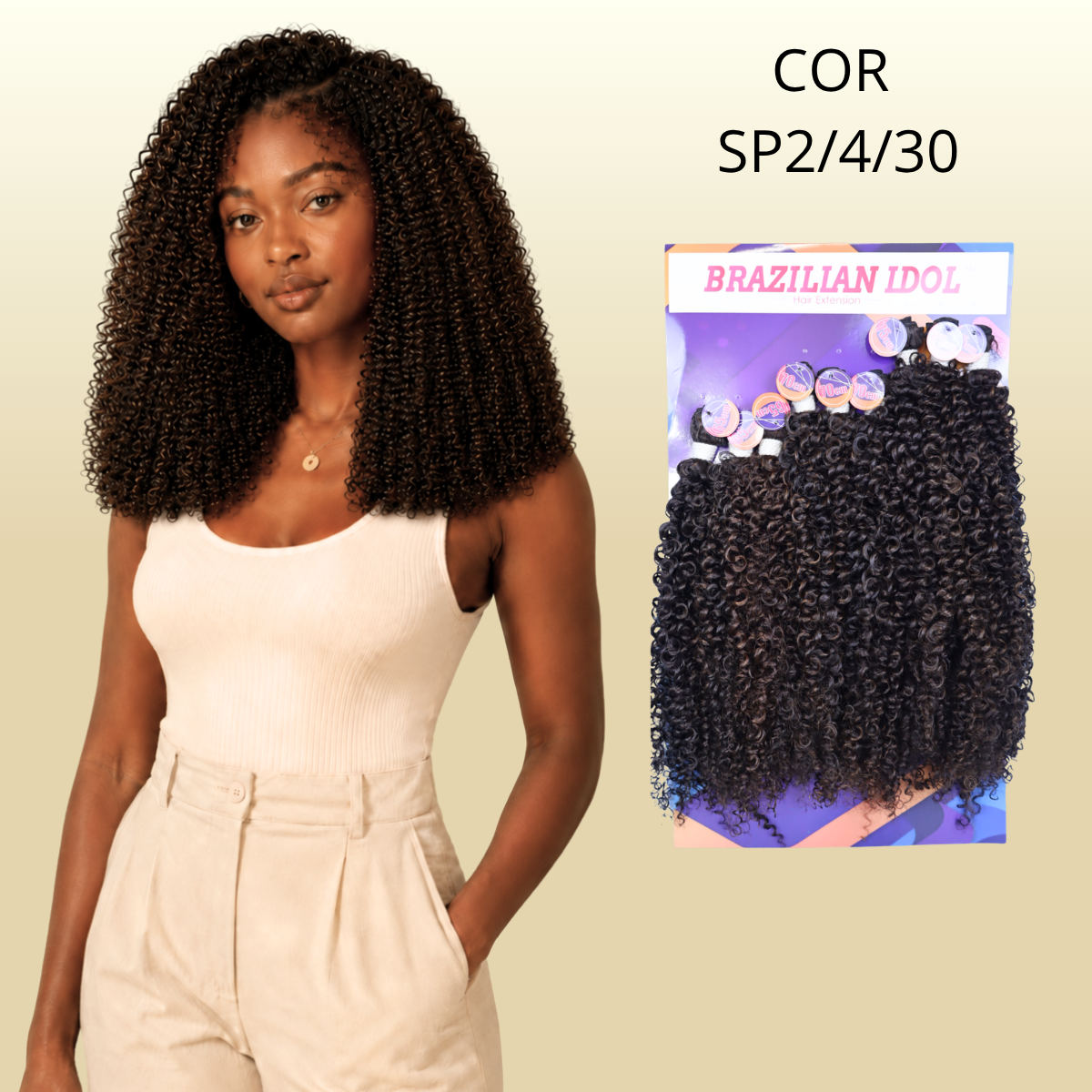 Tina/Juliana 75cm - Charming Hair - 300 gramas - Bio Vegetal