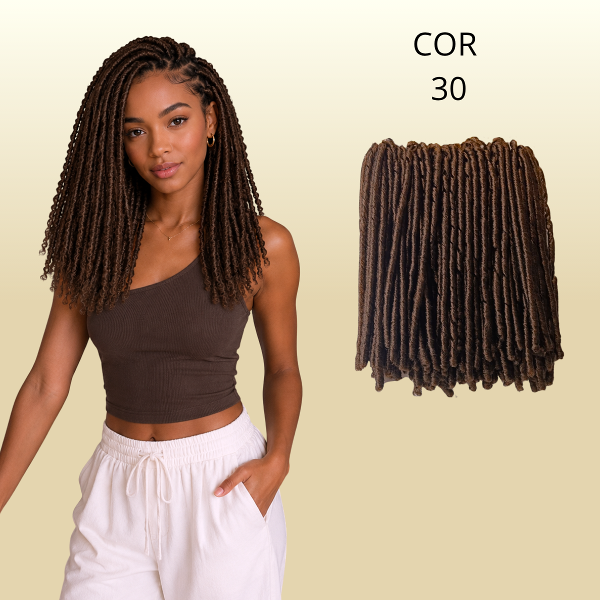 Nina Dread Lock 6x 428 gramas Pacotão + Agulha