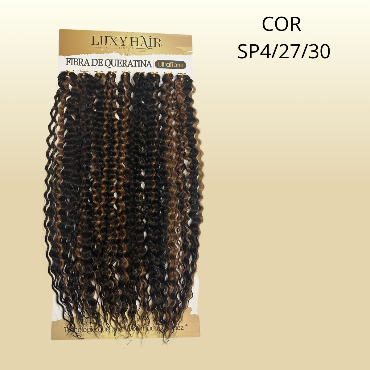 Vick - 75cm - Luxy Hair - 320g - Fibra de Queratina