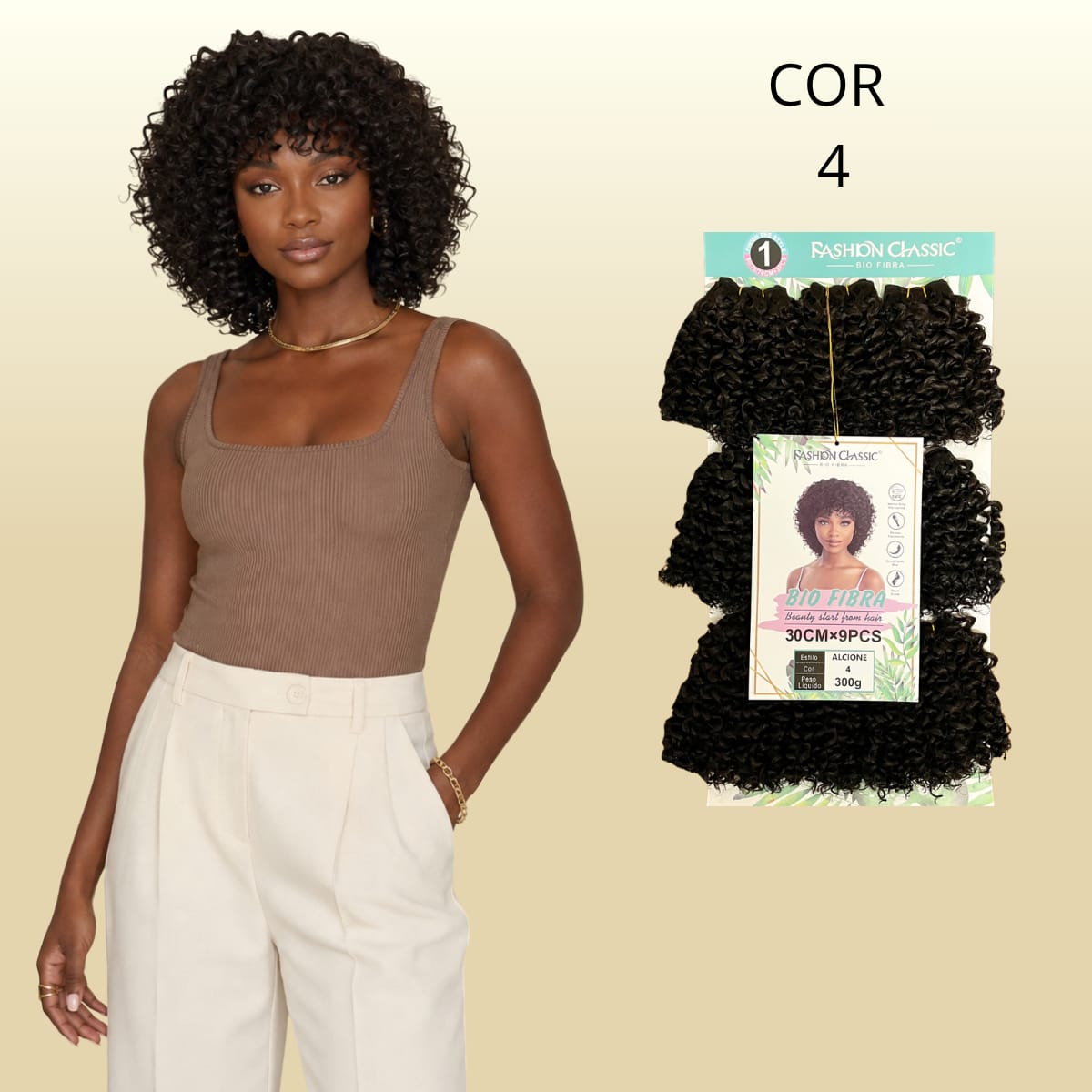 Alcione - 30cm - 300gr - Fashion Classic - Bio Fibra