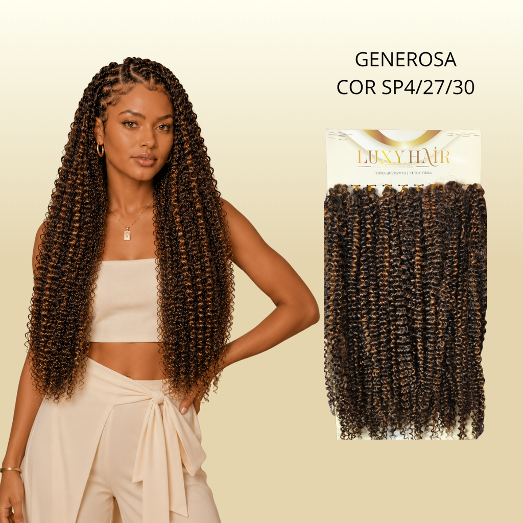 Generosa - Luxy Hair - 320g - Fibra de Queratina