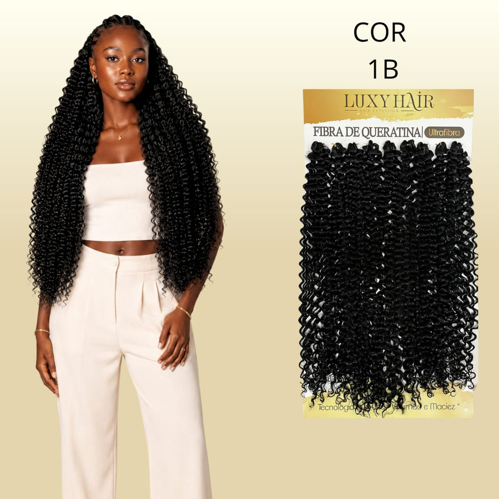Naty - 75cm - Luxy Hair -  320g - Fibra de Queratina
